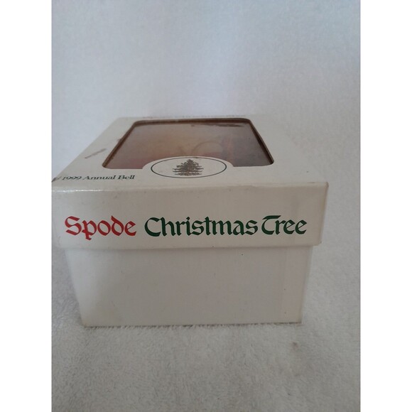 Spode 1999 Christmas Tree Bell Ornament - Picture 4 of 10